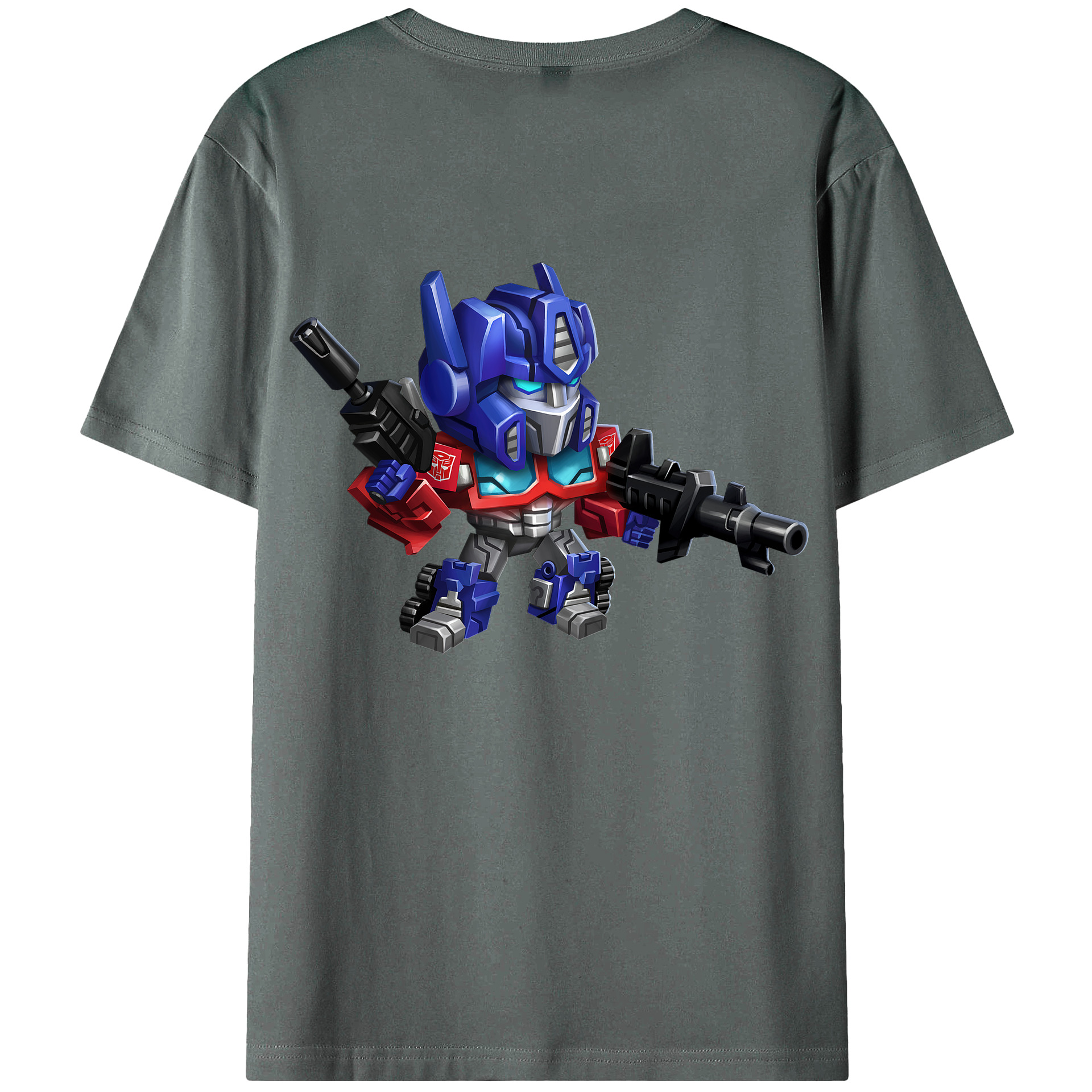 （画像用）  綿100％ メンズ半袖Tシャツ（バックプリント） 通気性